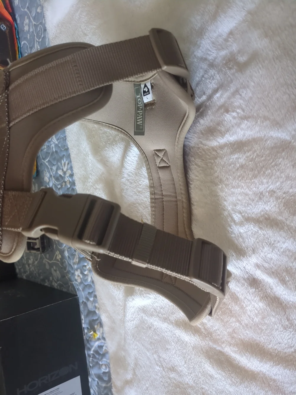 Top Dog Neutral Tan Padded Dog Harness - Picture 4 of 8
